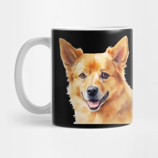 Watercolor Finnish Spitz Mug